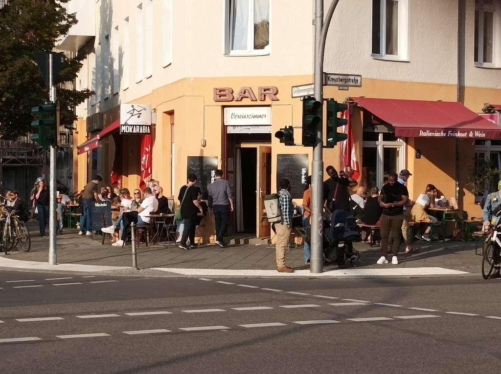 Nice Italian bar around the corner (one of many)