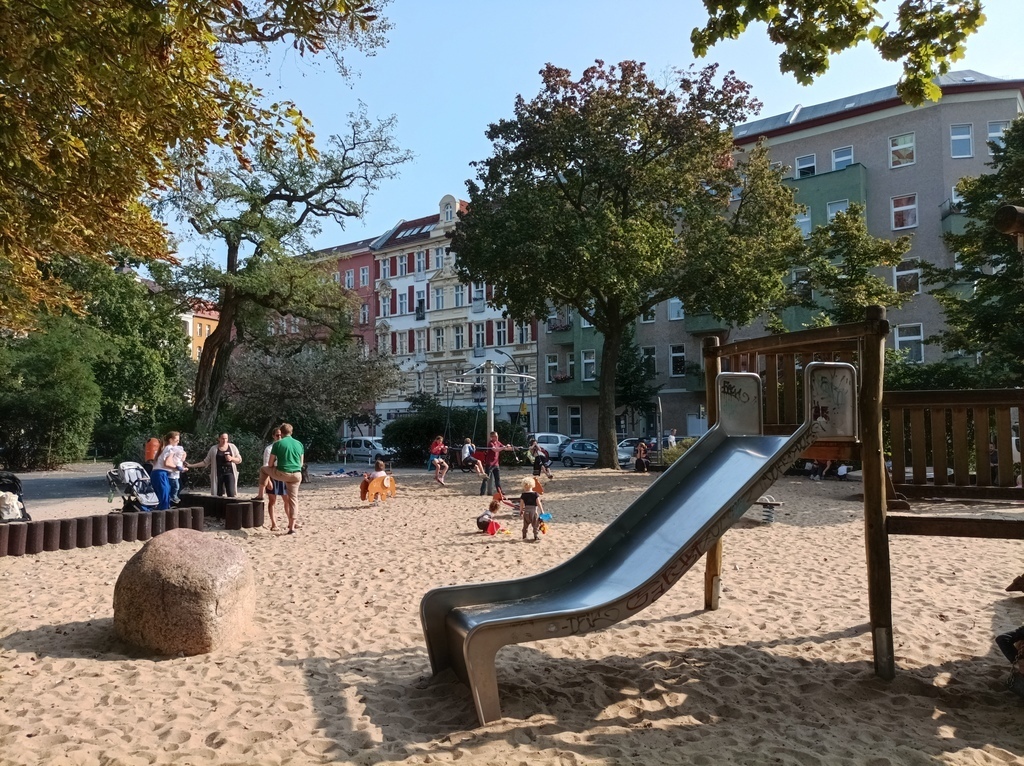 One of the many playgrounds in our neighbourhood