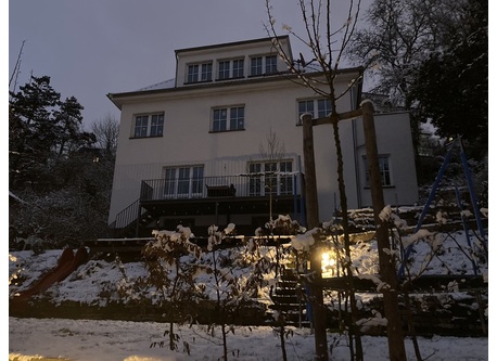 our house in winter