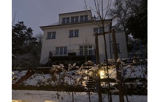 our house in winter