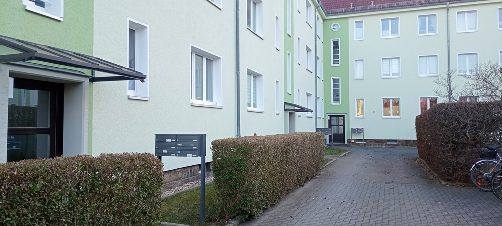 the entrance of our house