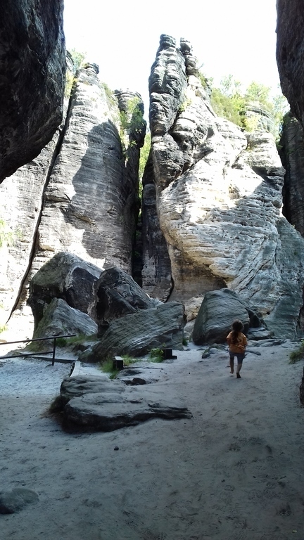 sandstone rocks in Saxon-Bohemian Switzerland