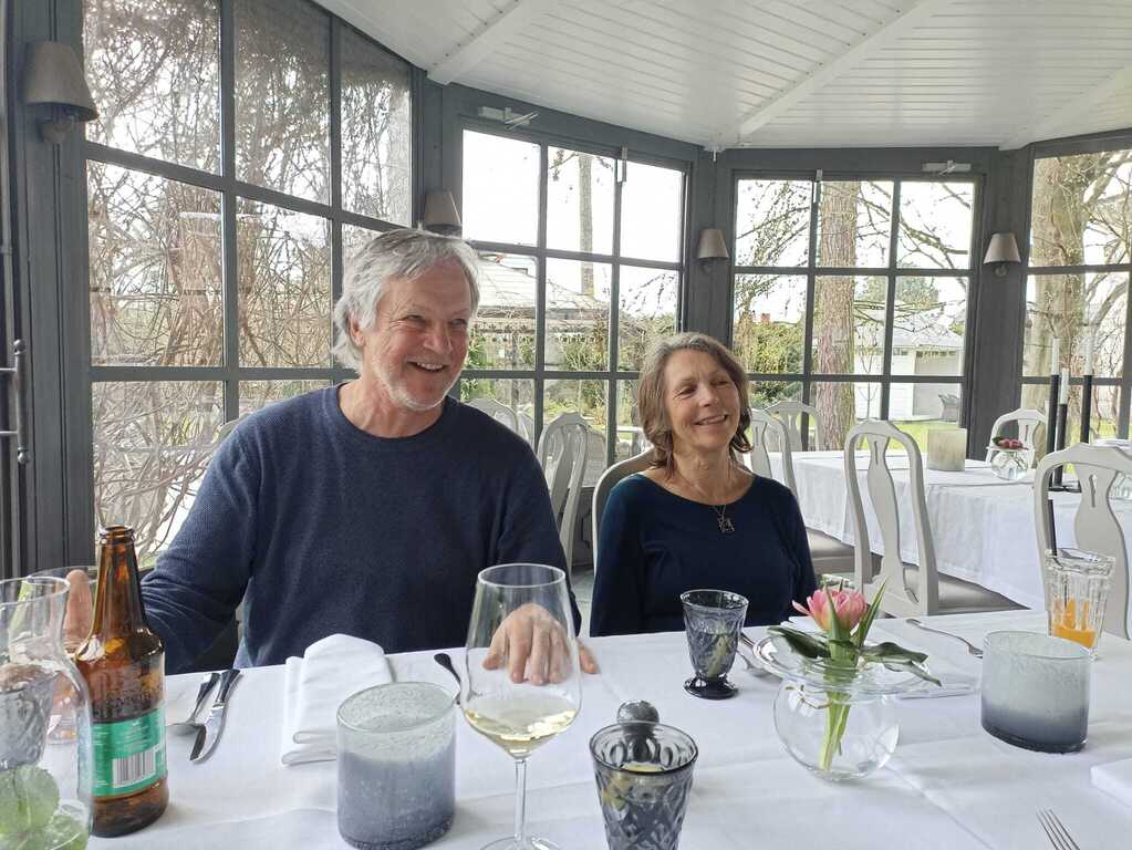 Rainer and me on holiday