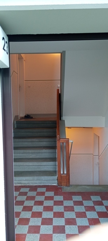 the stairwell again, our flat is on the ground floor