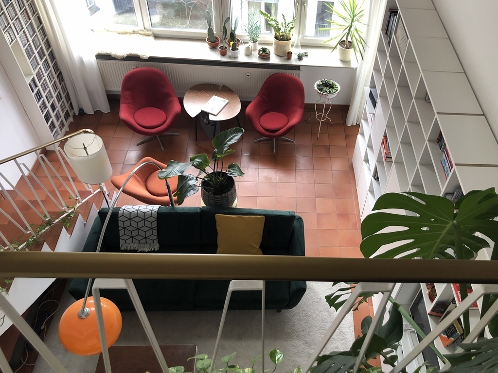 Living room from upstairs