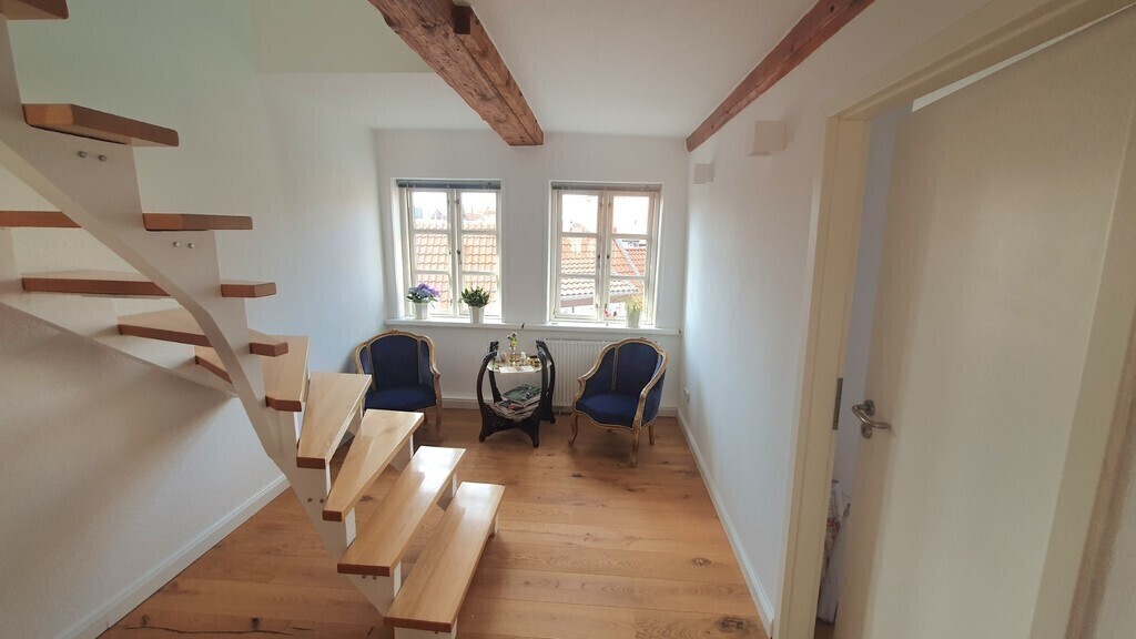 Stairs to the fourth level