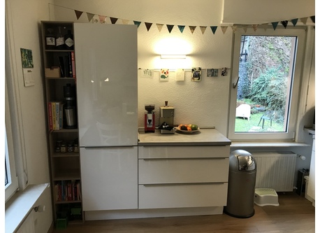 The room we love the most of our flat is the kitchen