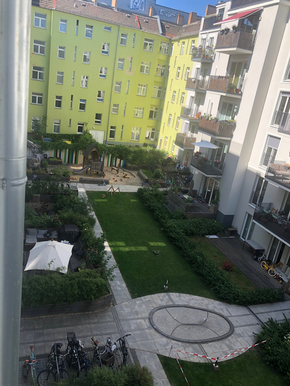 courtyard with playground