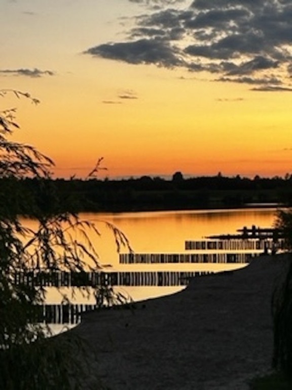 Abendstimmung am Markkleeberger See / evening atmosphere lake Markkleeberger