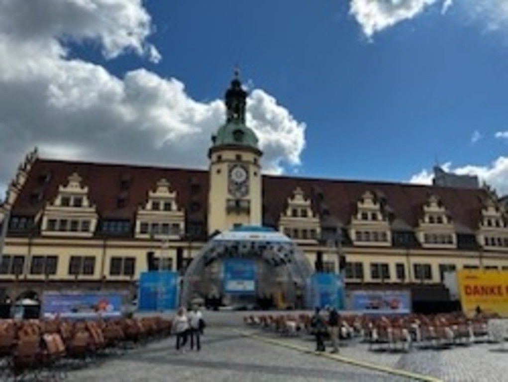 Altes Rathaus am Markt / old town hall at the market Leipzig city