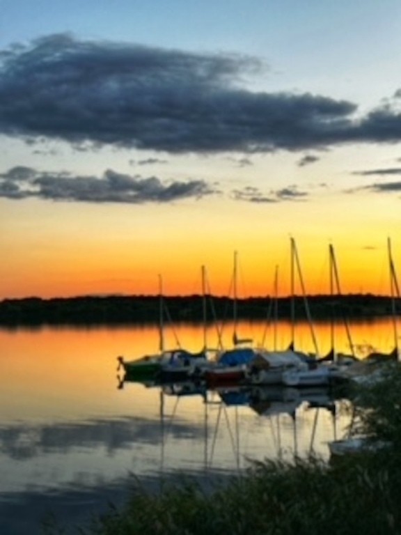Sonnenuntergang am Markkleeberger See / sundown lake Markkleeberger