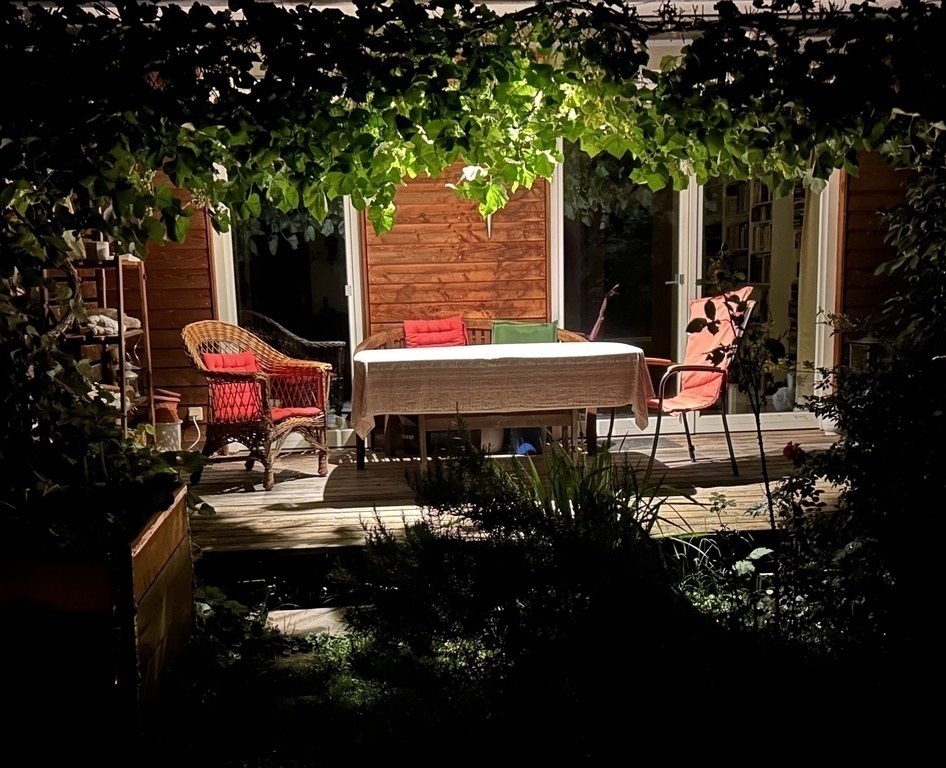 Ein Teil der Terrasse 