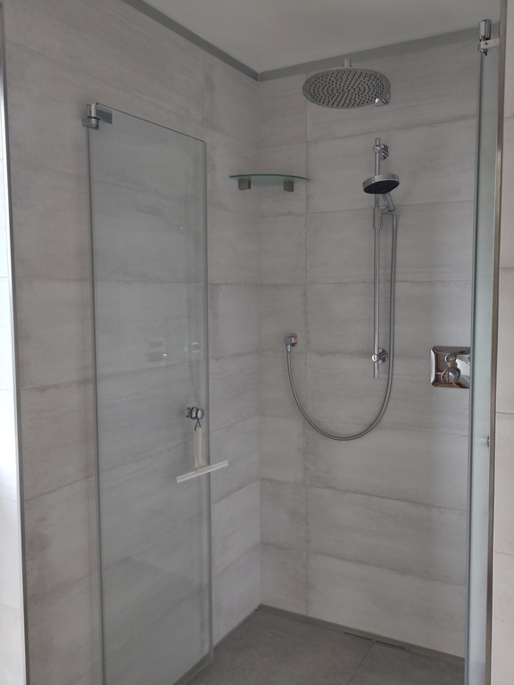 shower master bathroom