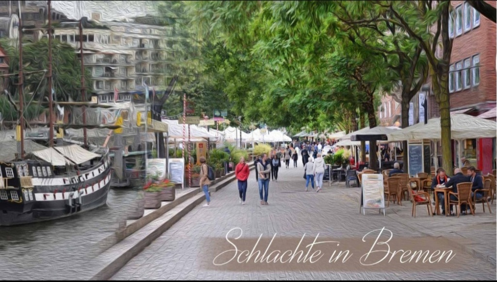 Promenade Schlachte in Bremen 