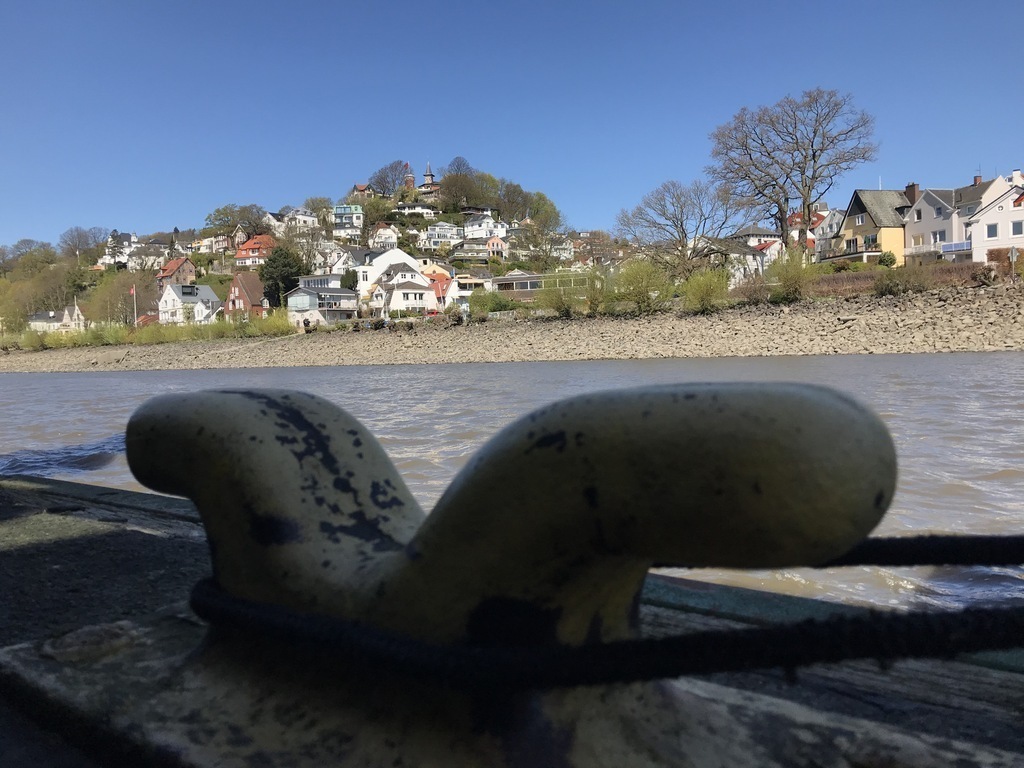 Der Elbhang in Blankenese