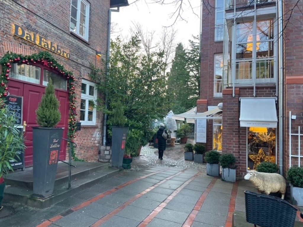 In Blankenese gibt es viele Geschäfte und Restaurants