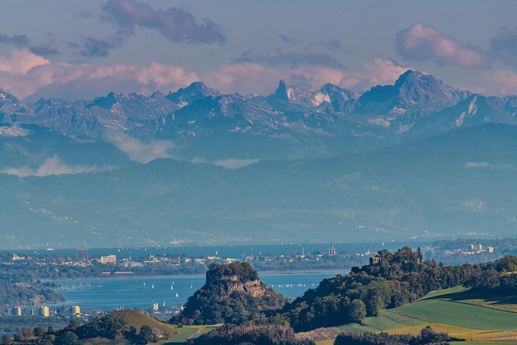 Hegau Volcanos, Constance and Austrian Alps