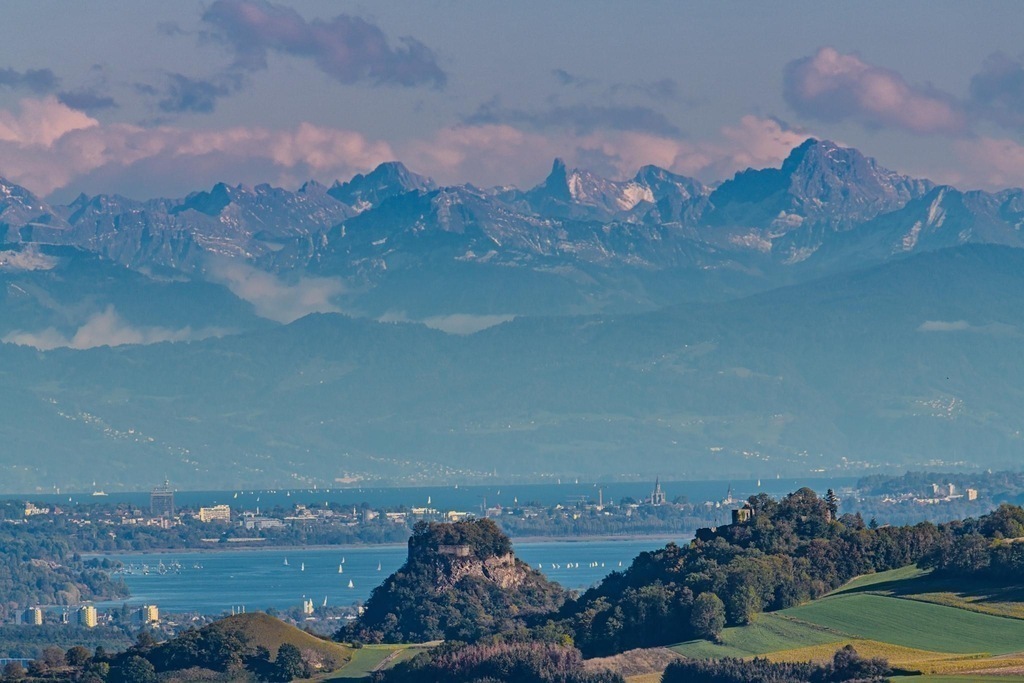 Hegau Volcanos, Constance and Austrian Alps