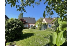 Blick vom hinteren Garten auf das Haus