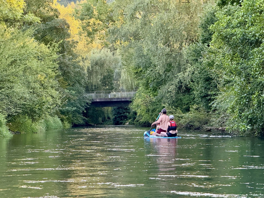 SUP tour on River Aach in Singen