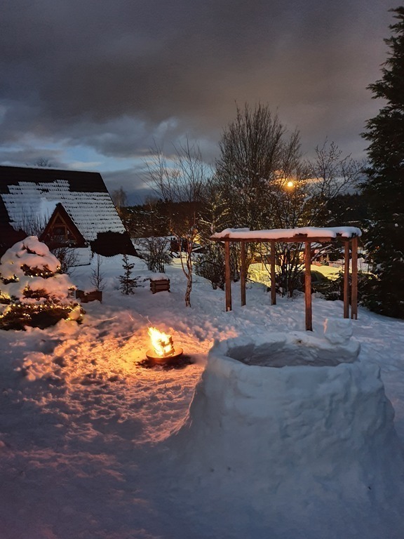 Abendstimmung im Winter