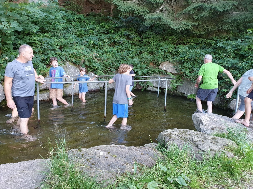 Abkühlung für müde Wanderwaden
