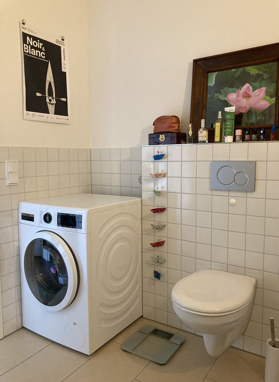 Waschmaschine im Badezimmer