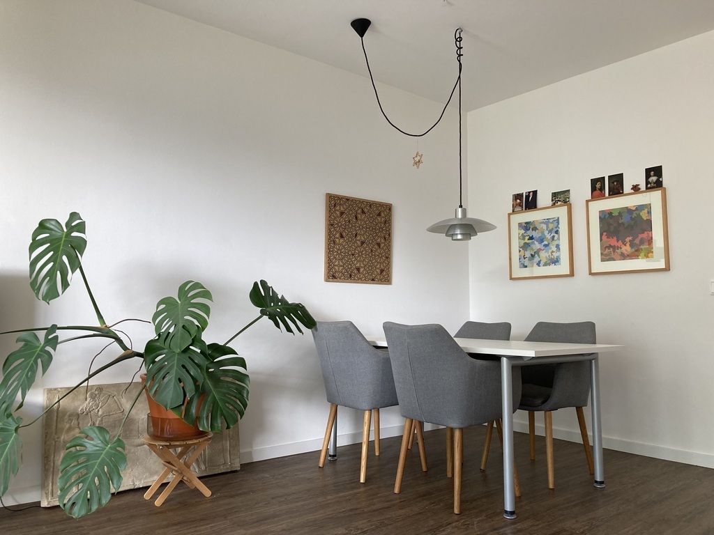 Essbereich im Wohnzimmer