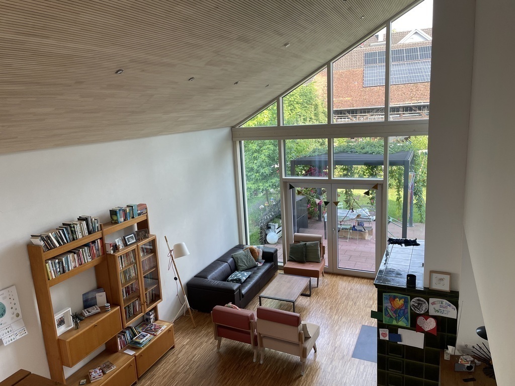 View into Dinning/Living room from above