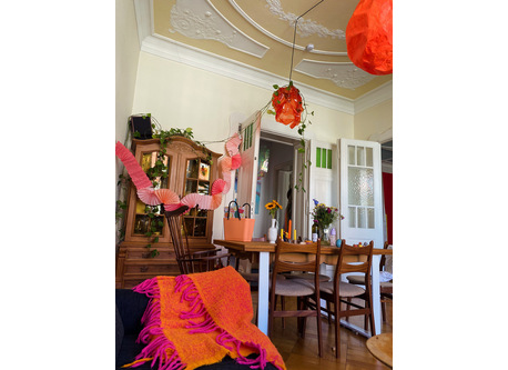 living room with couch