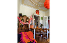 living room with couch