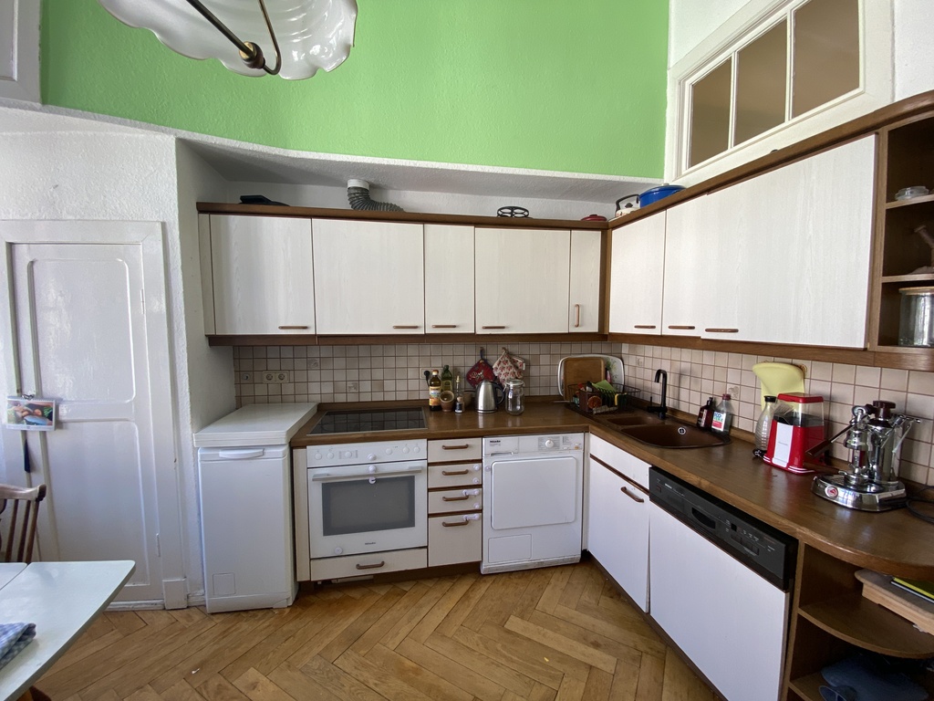 Kitchen during the day 