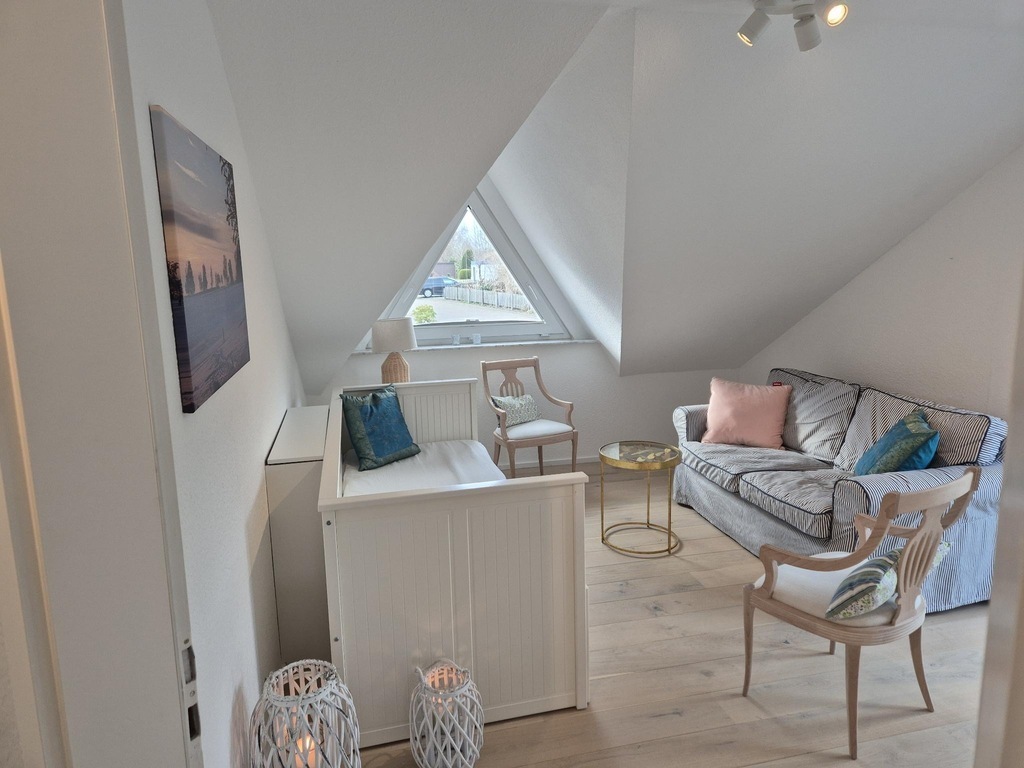 Living room with hidden TV