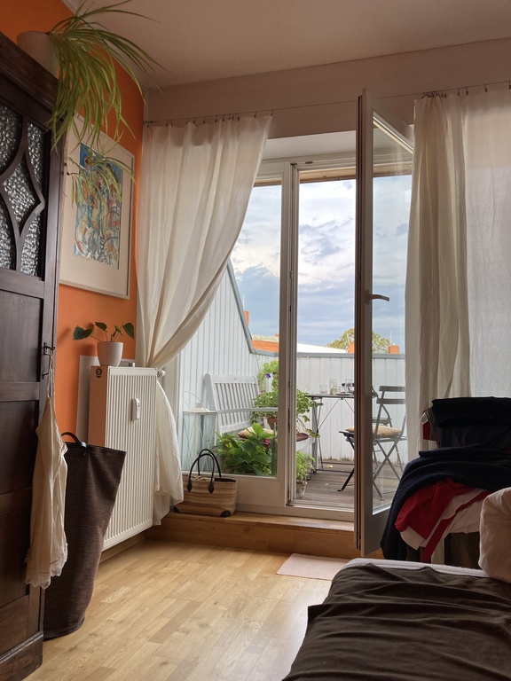 Schlafzimmer mit Terrasse I Sleeping room with terace