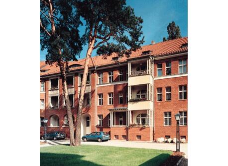 Außenansicht Wohnanlage
Wohnung links oben 2. Obergeschoss