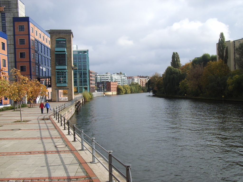 have a little walk down by the river Spree...