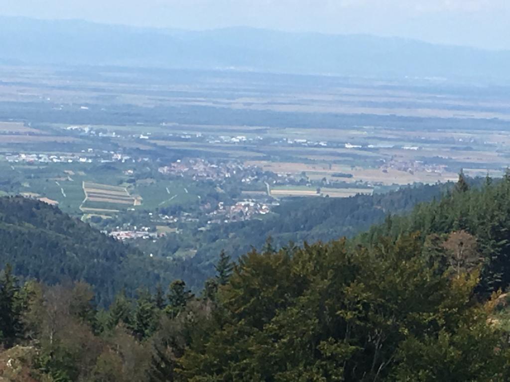 Sulzburg and view of the Rhine plain