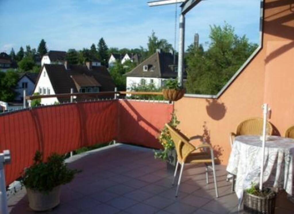 we love our upper terrace in Marburg