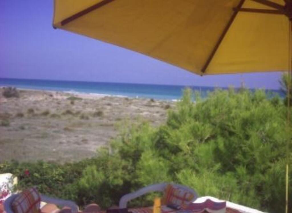 the terrace in Canet, Spain