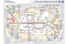 S-Bahn takes you in 20 min to Munich-citycenter and goes every 20 min