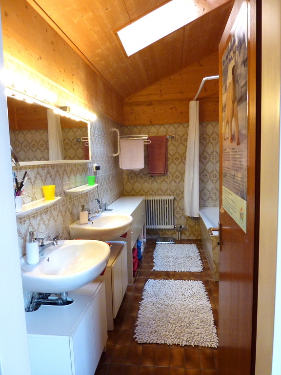 bathroom upstairs originally from the 70ties ;)