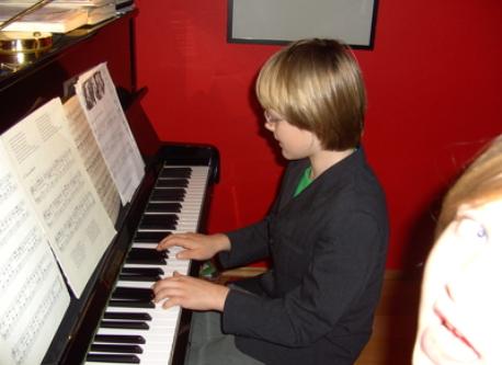 Piano in the diningroom