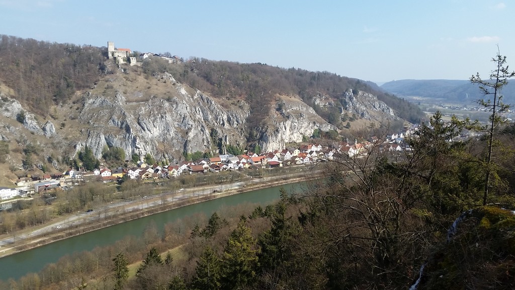 Castle upon river Altmühl