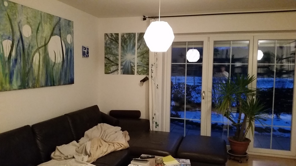 living room view to south side