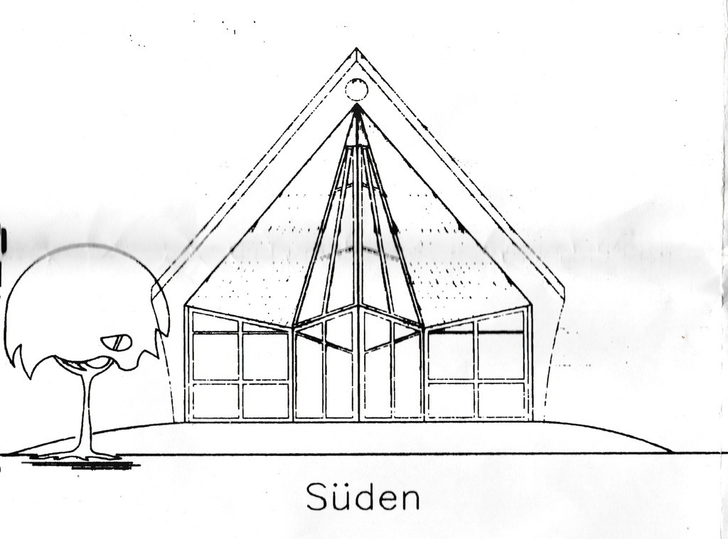 Haus Sued Ansicht,  house surd side