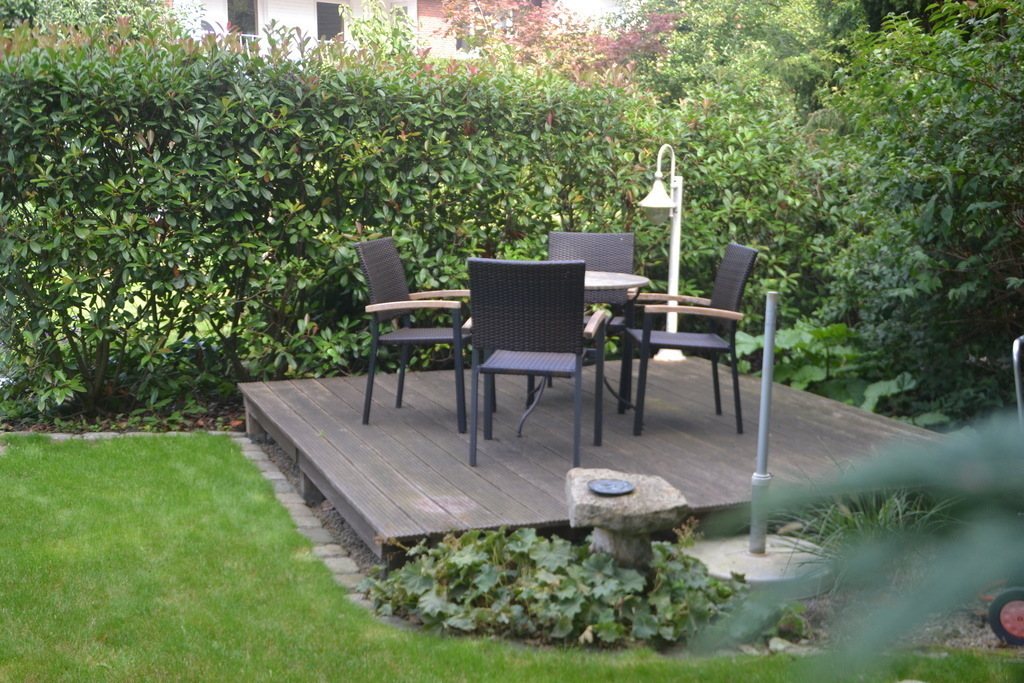 Terrasse 2 im Garten, terrace 2 with garden