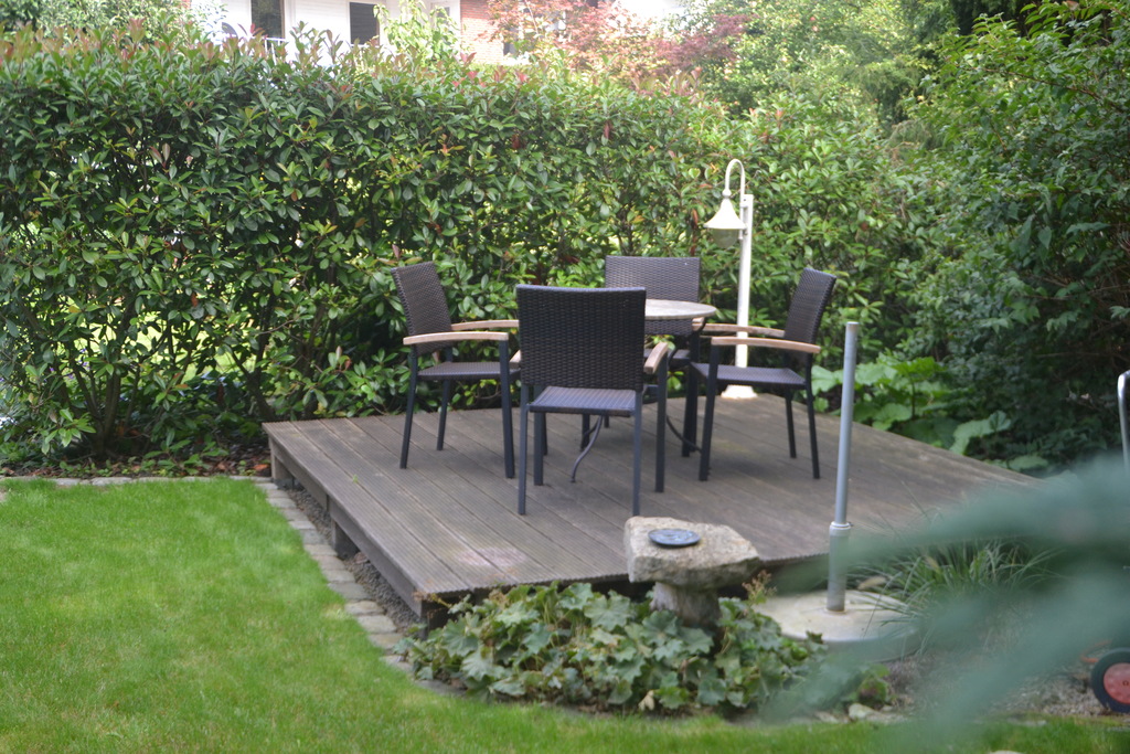 Terrasse 2 im Garten, terrace 2 with garden