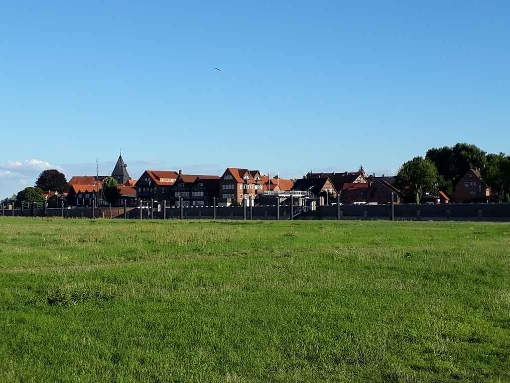 Blick von der "Schweinewiese" auf Hitzacker