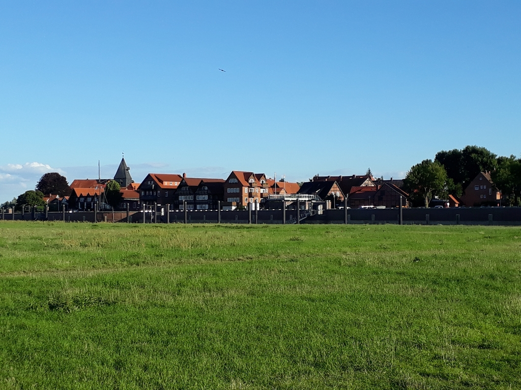 Blick von der "Schweinewiese" auf Hitzacker