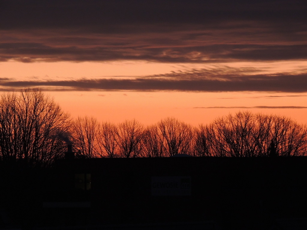 Sunrise view from the rooftop terrace - Sonnenaufgang Blick von der Dachterrasse